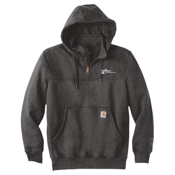 Carhartt® Rain Defender® Paxton Heavyweight Hooded Zip Mock Sweatshirt Thumbnail