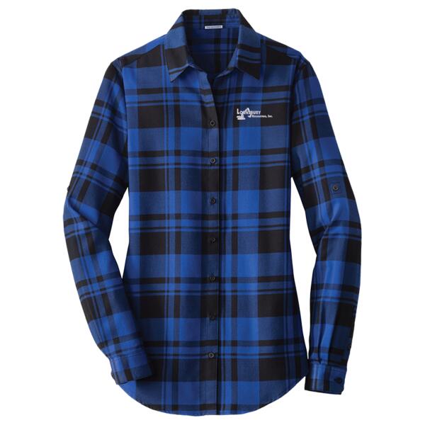 Port Authority® Women's Plaid Flannel Tunic Thumbnail