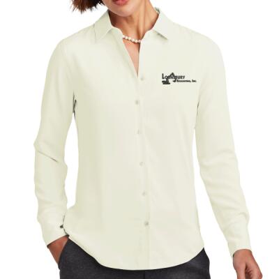 Brooks Brothers® Women’s Full-Button Satin Blouse Thumbnail