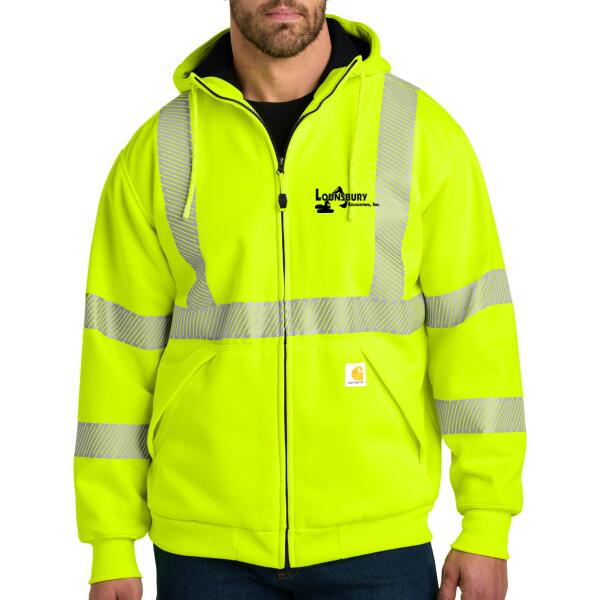Carhartt ANSI 107 Class 3 Lined Full Zip Sweatshirt Thumbnail