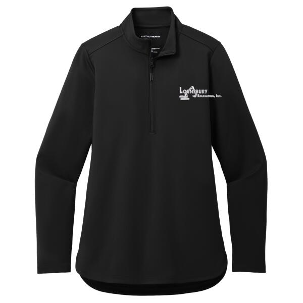 Port Authority® Women's C-FREE® Double Knit 1/4-Zip Thumbnail