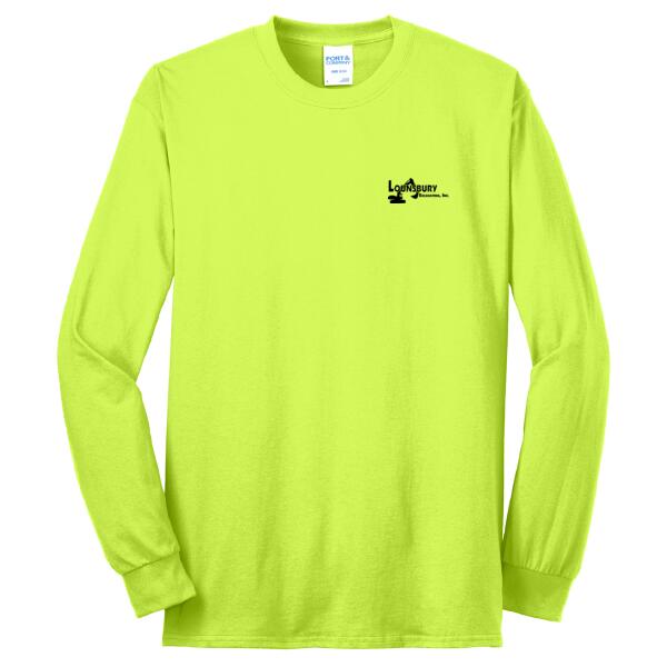 Essential High Viz Long Sleeve Core Blend Tee Thumbnail