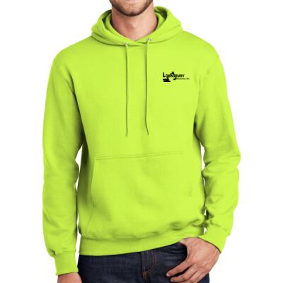 Essential High Viz Fleece Pullover Hooded Sweatshirt Thumbnail